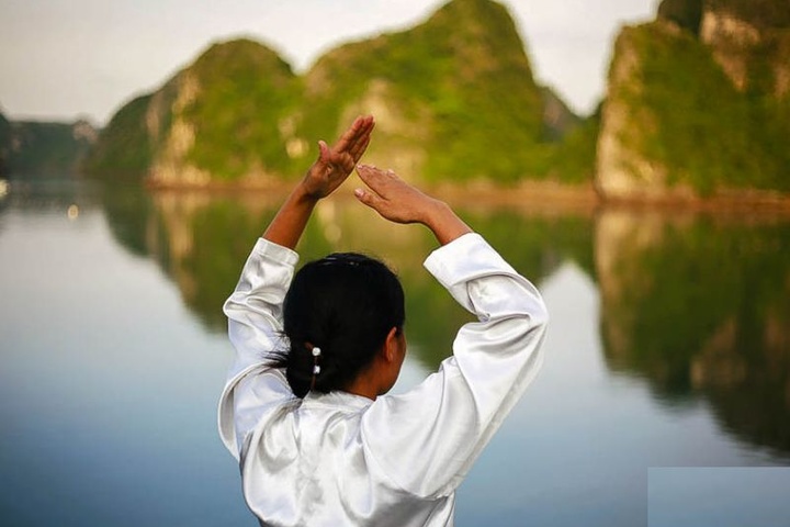 Finding Inner Peace in the Majestic Halong Bay through Tai Chi
