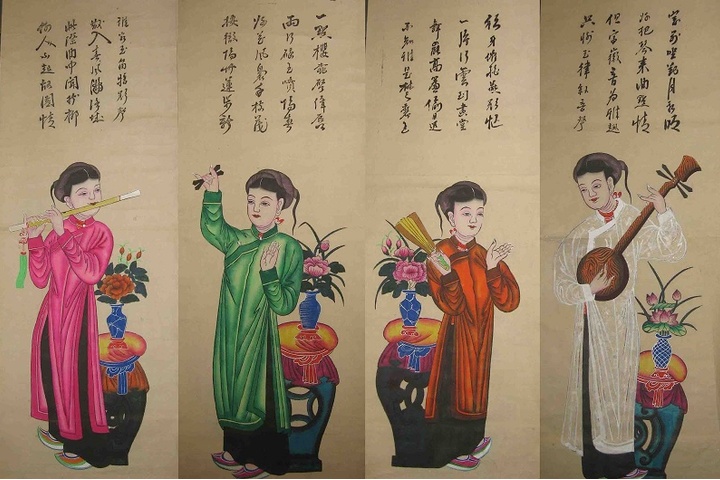 The Timeless Beauty of Hang Trong Folk Paintings
