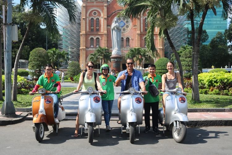 From the colonial-era streets to the modern skyline, explore Saigon from the unique perspective of a Vespa Tour