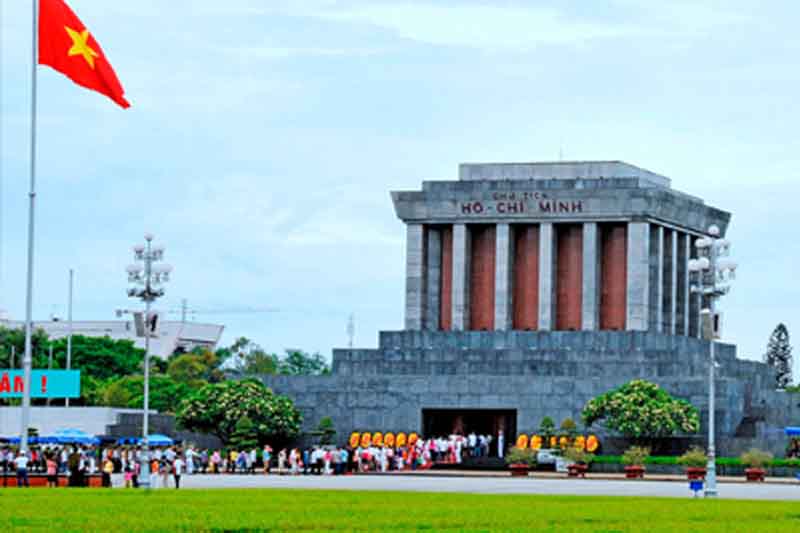 Visiting the Ho Chi Minh Mausoleum - vietnam travel package deals
