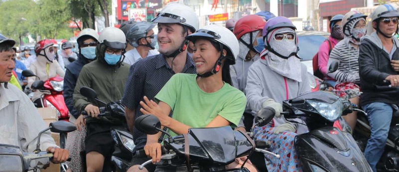 Go on a scooter trip with a local tour guide in Vietnam