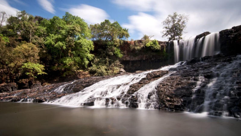 Bou Sra Waterfall is situated in Mondulkiri Province