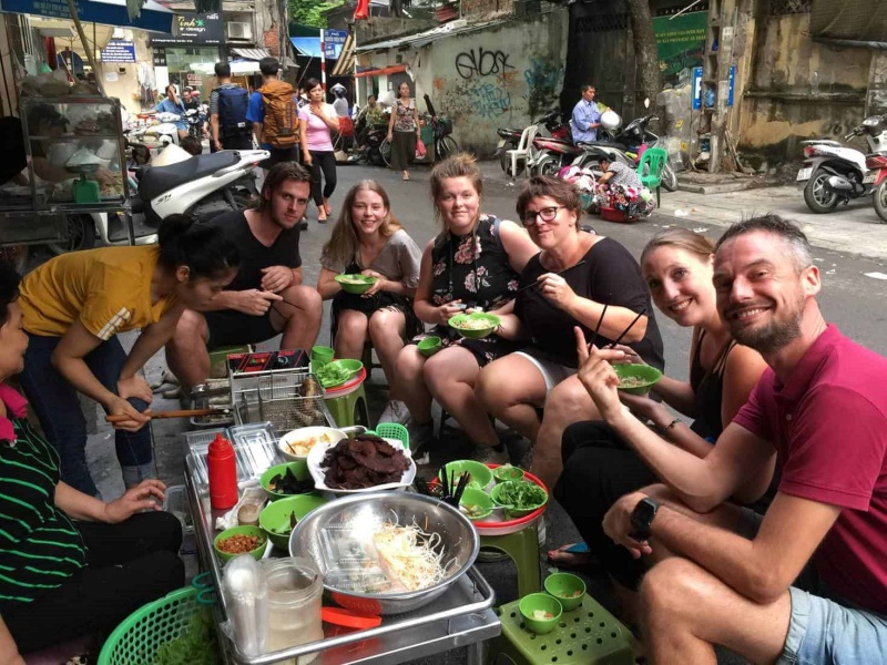 Try out Hanoi food tour with your kids during family holiday