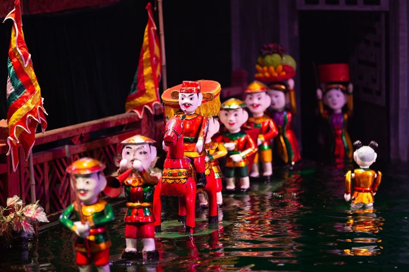 Water Puppet Show is an ideal activity for the kids during family holiday in Hanoi