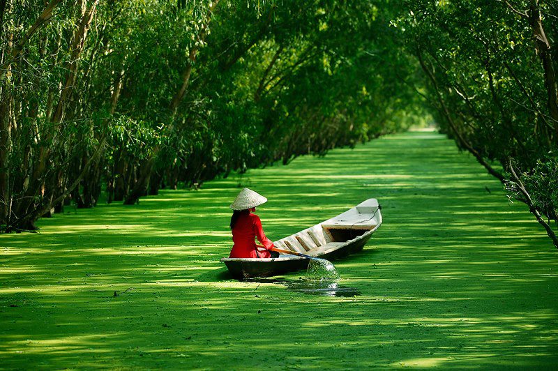 The Mekong Delta is suitable for travelers who want to experience ecotourism