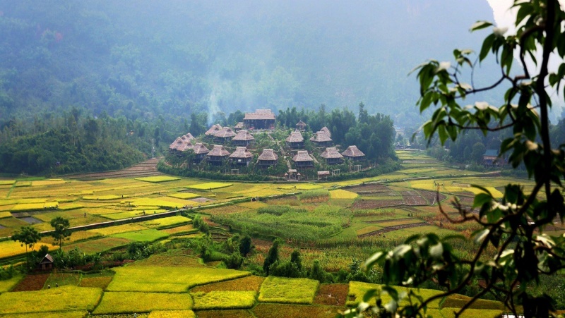 The beauty of the small villages in Mai Chau - Vietnam family tour package