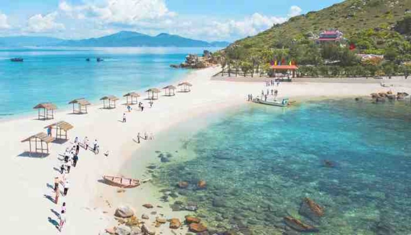 Nha Trang is famous for its beautiful beaches and is an attractive destination