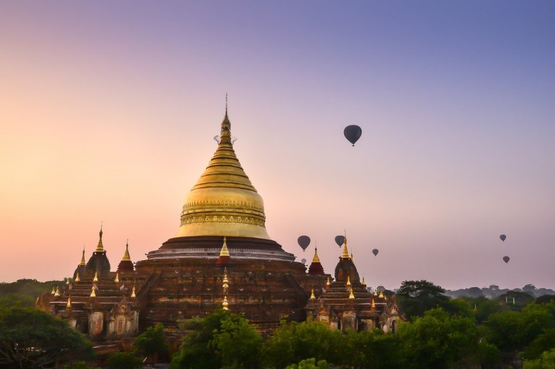 Bagan is an ancient city of Mandalay, Myanmar
