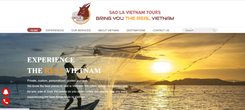 Sao La Tours has always cared about people really enjoying their vacation - Vietnam travel agency