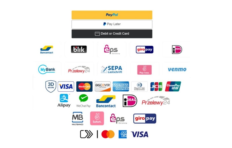 Consider all the payment methods the company offers