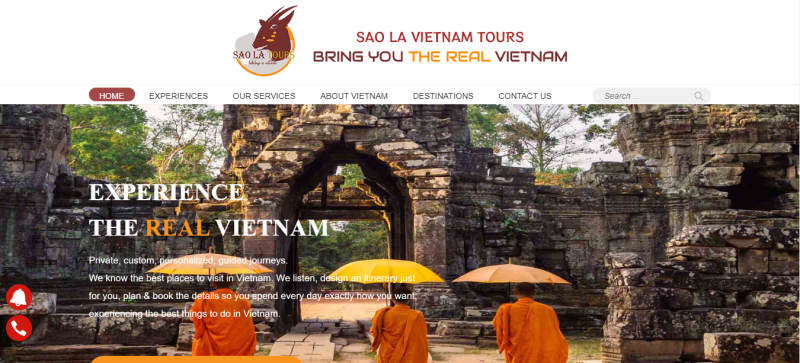 Sao La Tours is a reputable travel agency in Vietnam