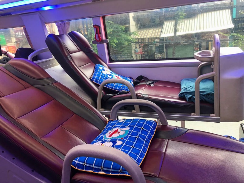 Sleeper buses in Vietnam are quite comfortable and budget-friendly