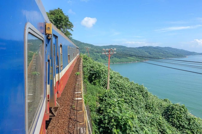 Traveling by train to Danang is a must-try experience