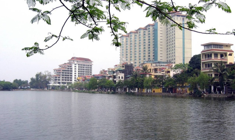 Visit Truc Bach Lake and enjoy the view during your walking tour in Hanoi