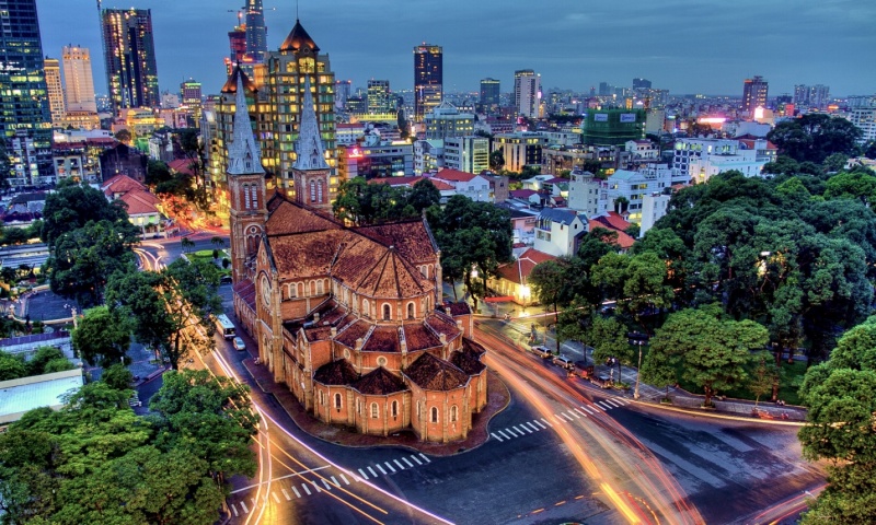 Ho Chi Minh City is a place where old and new collide