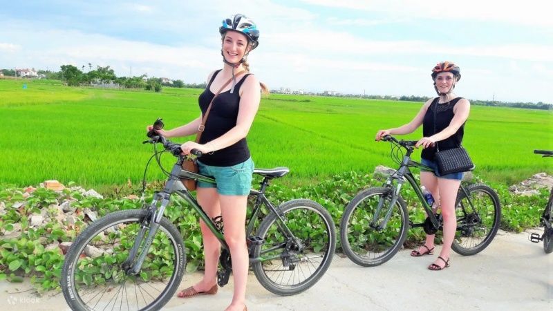 Cycling around Hoi An on your Vietnam group tour