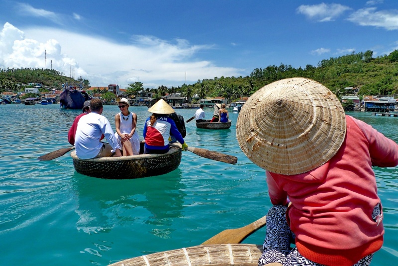 Go on a boat trip to explore beautiful beaches in Nha Trang