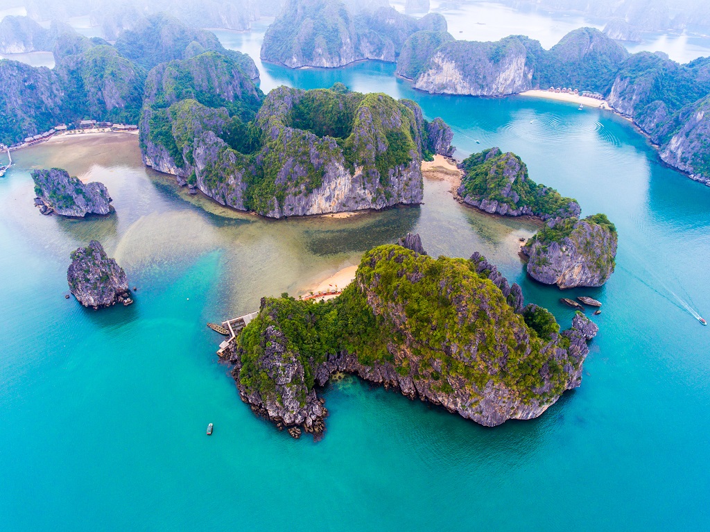 Escape to the pristine beaches and breathtaking views of Cat Ba Island in Vietnam