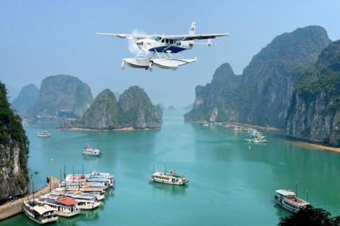 Hanoi to Halong Bay By Seaplane and Overnight Junk Boat Cruise 2024