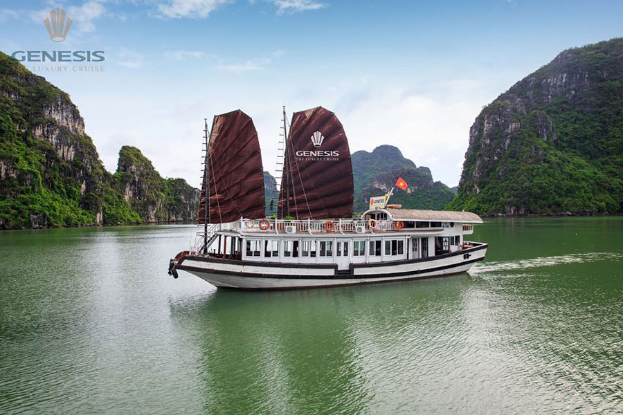 Embark on a breathtaking adventure through the iconic Halong Bay on our day cruise from Hanoi