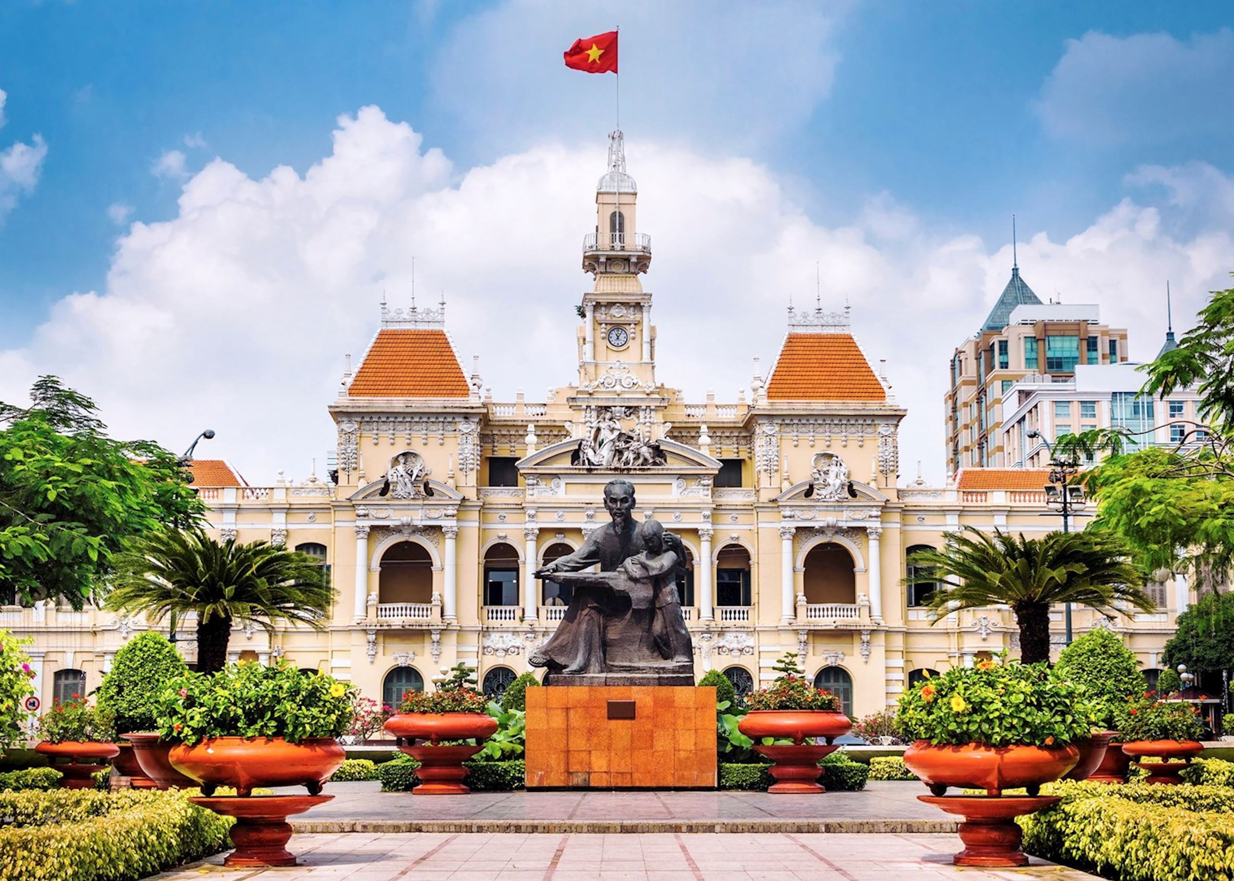 Experience the magic of Vietnam as you journey through the bustling cities of Saigon and Hanoi.