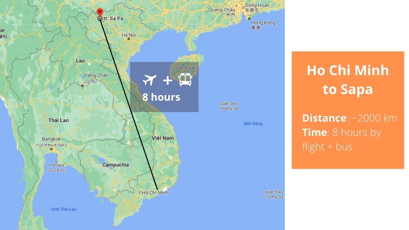 Ho Chi Minh to Sapa by Plane