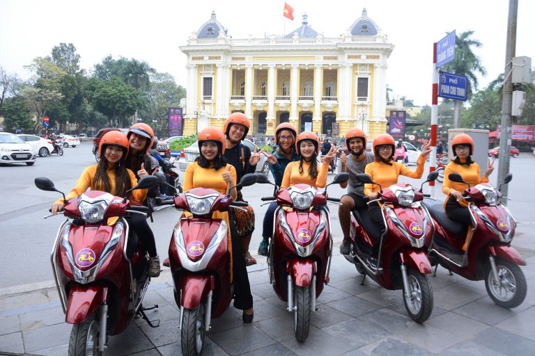 Hanoi Electric Vespa Tours-Hanoi City Tour on Motorbike