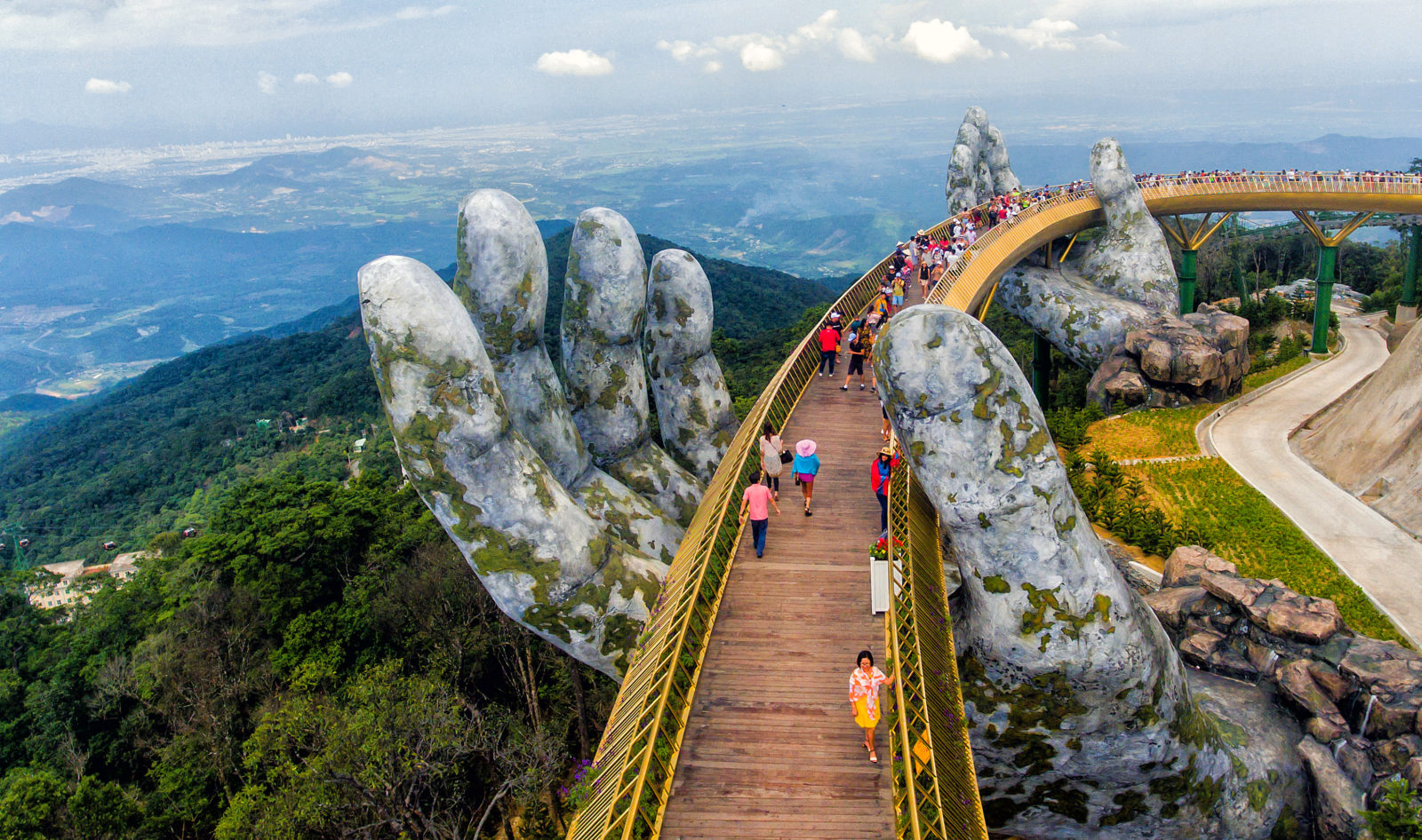 Golden Bridge in Danang, Vietnam