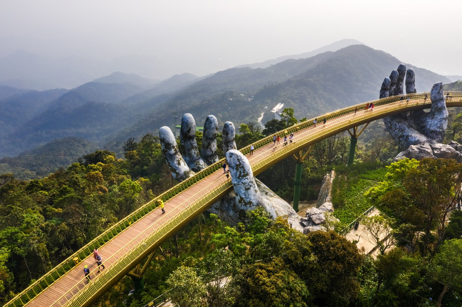 Inspiring Things to Do in Vietnam: Golden Bridge in Danang