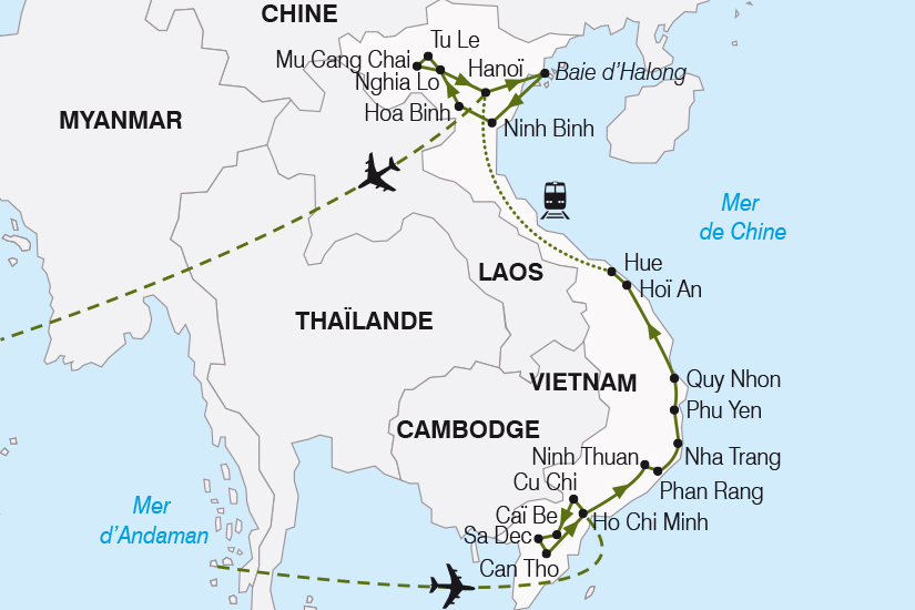 Vietnam Travel Map