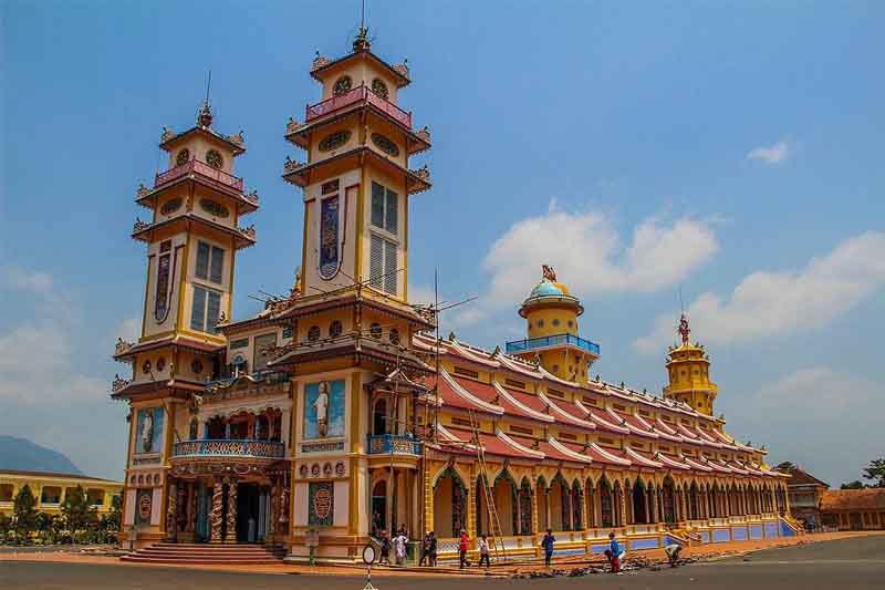  Cao Dai Temple in Tay Ninh Province