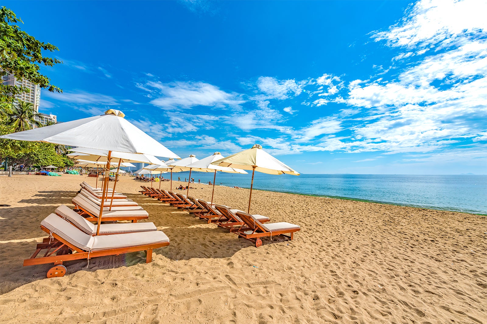 Relaxing on the pristine beaches of Nha Trang 
