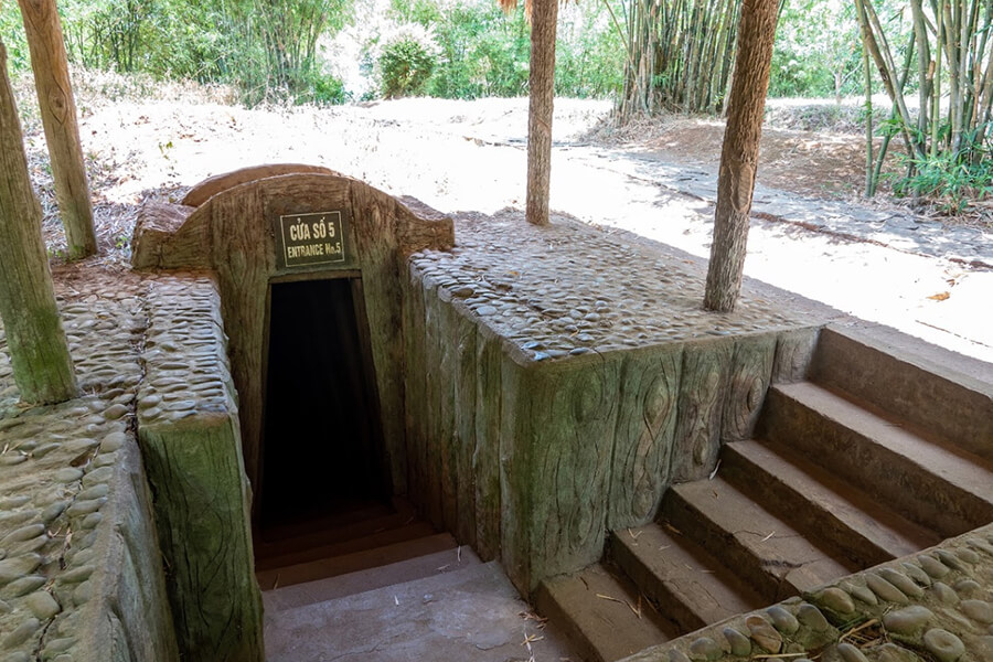 Take a journey through history and explore the construction of the Cu Chi Tunnels
