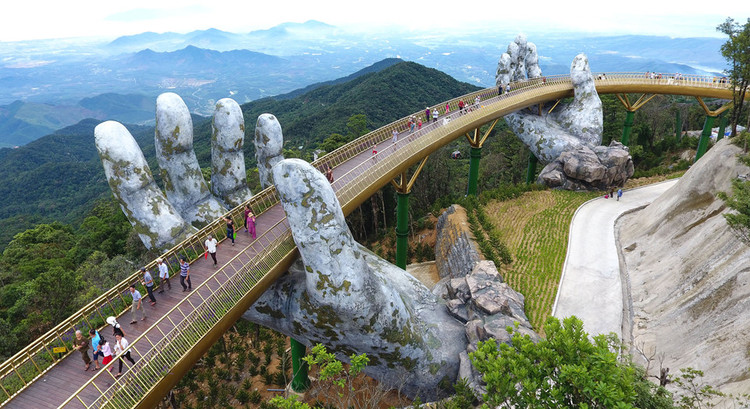 Traveling is one way to find yourself, but visiting the breathtaking Danang Golden Bridge in Vietnam will make you believe in magic