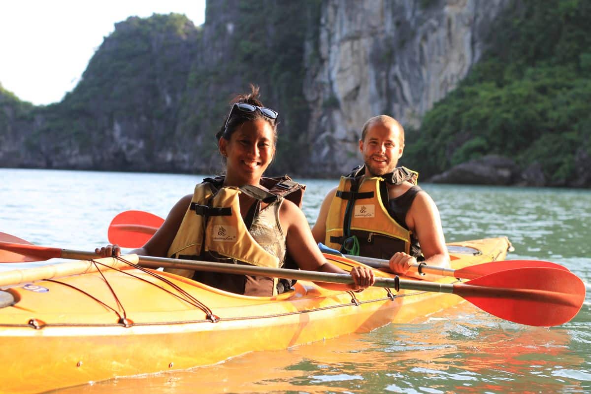 ake a break from your busy life and explore the beauty of nature with a kayak ride through the stunning Halong Bay