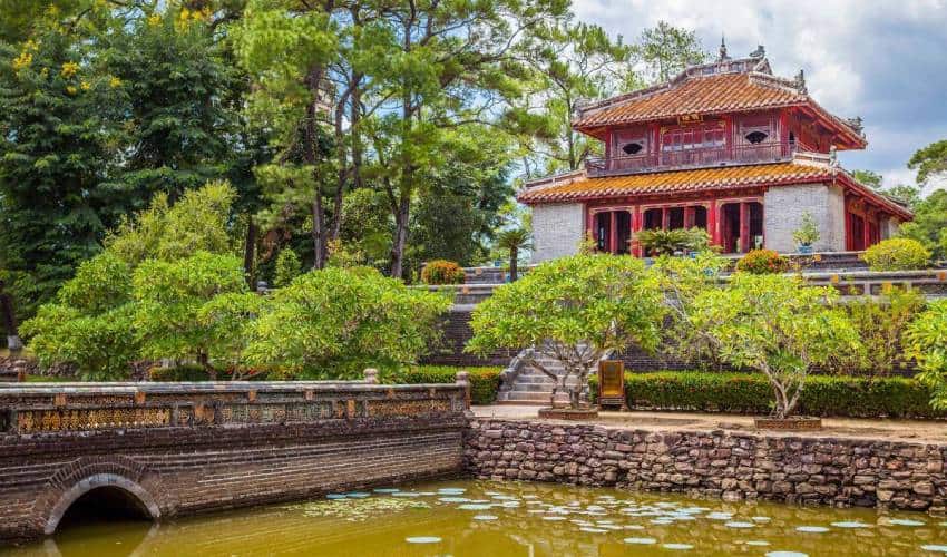 The gardens of Minh Mang Tomb in Hue are simply majestic, Natures beauty knows no bounds