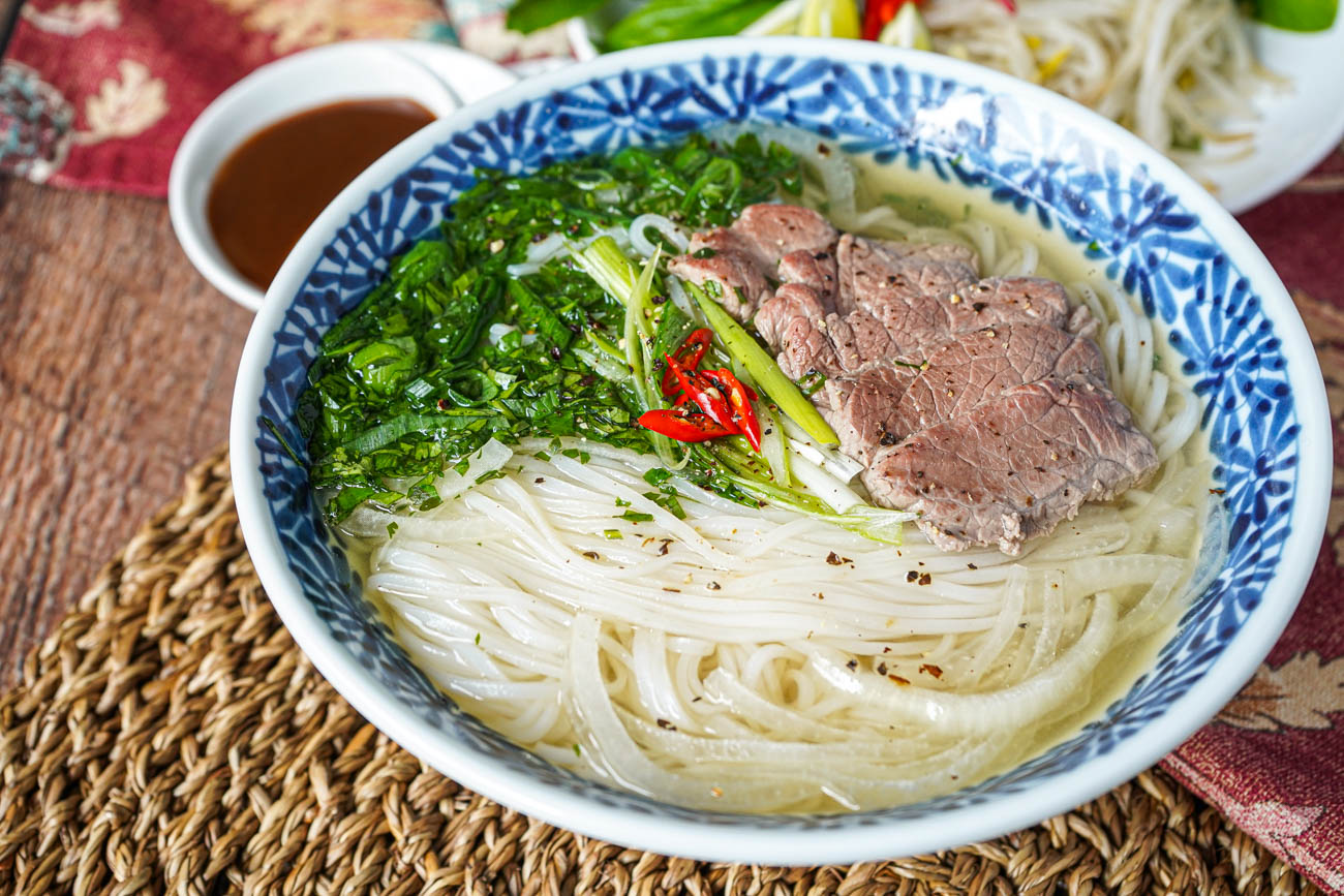 Pho - Vietnamese soup in Ho Chi Minh city