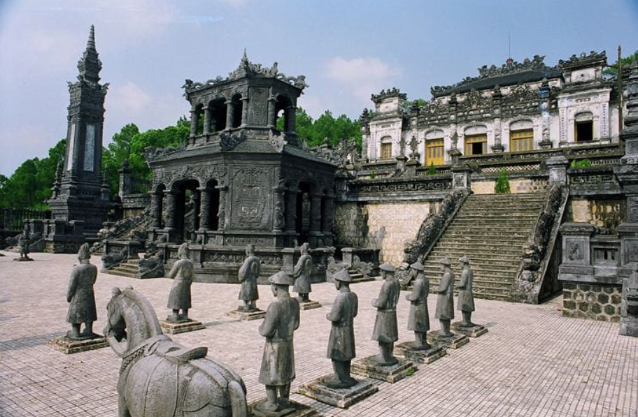 The intricate beauty of the Khai Dinh Tomb perfectly encapsulates Vietnamese culture and architecture