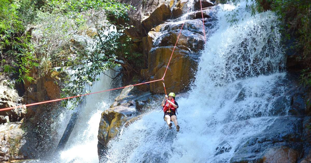 Dare to do something different and take a leap of faith into an adventure canyoning through the rainforest of Dalat