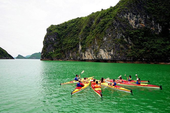 Let the beauty of Halong Bay fill your heart and soul as you explore its majestic islands