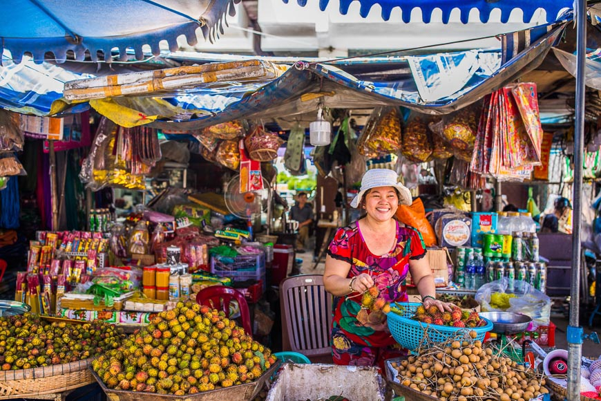 Chau Doc Market - the mekong delta vietnam