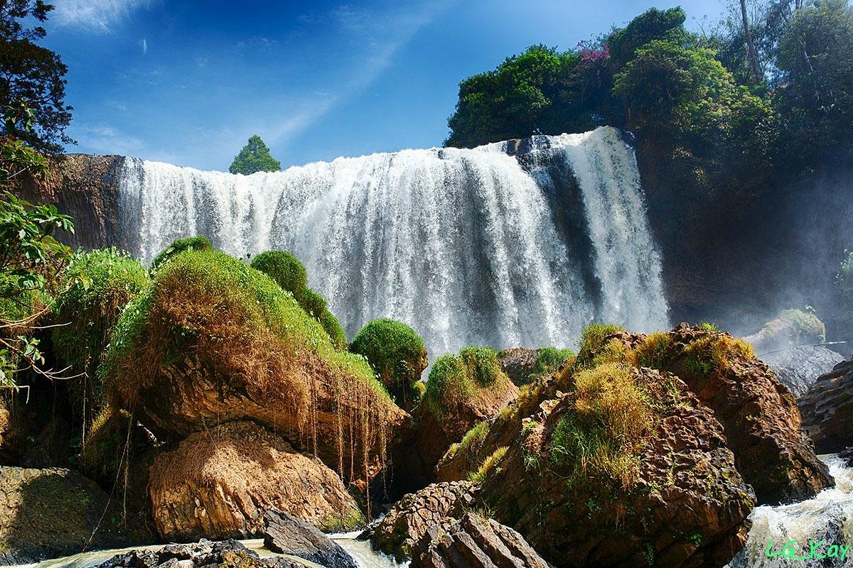 Watercolor dreams come true at the Elephant Waterfall, Make this masterpiece of nature a must-see on your next adventure - Da Lat Waterfalls