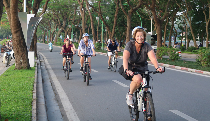 Ready for an adventure, Explore the stunning streets of Hanoi on two wheels - cycle tours in Vietnam