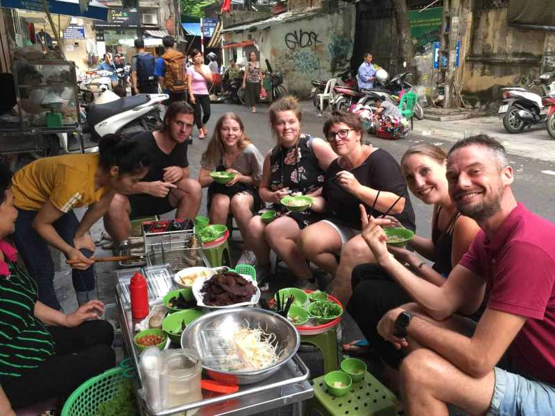 Nothing beats the flavor of Hanoi street food