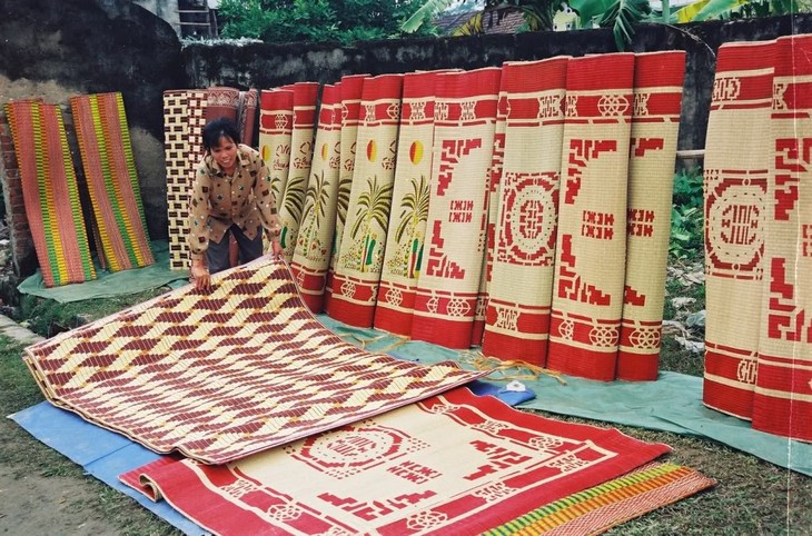 Mats are the most famous of all sedge products of Kim Son - Kim Son Sedge Mats Village 