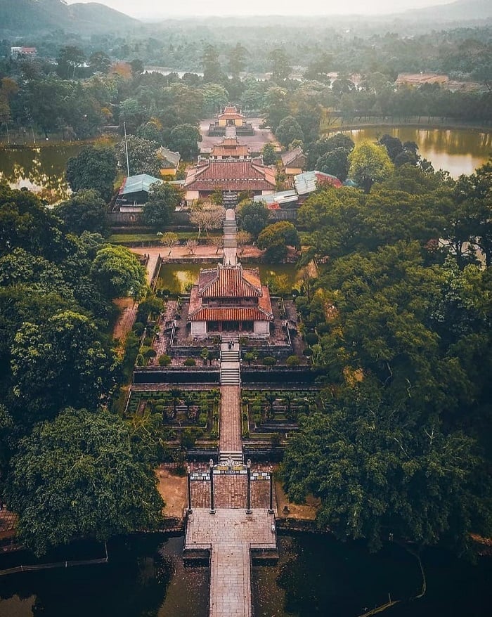 Visiting the majestic Minh Mang Tomb in Hue, Vietnam is an awe-inspiring experience