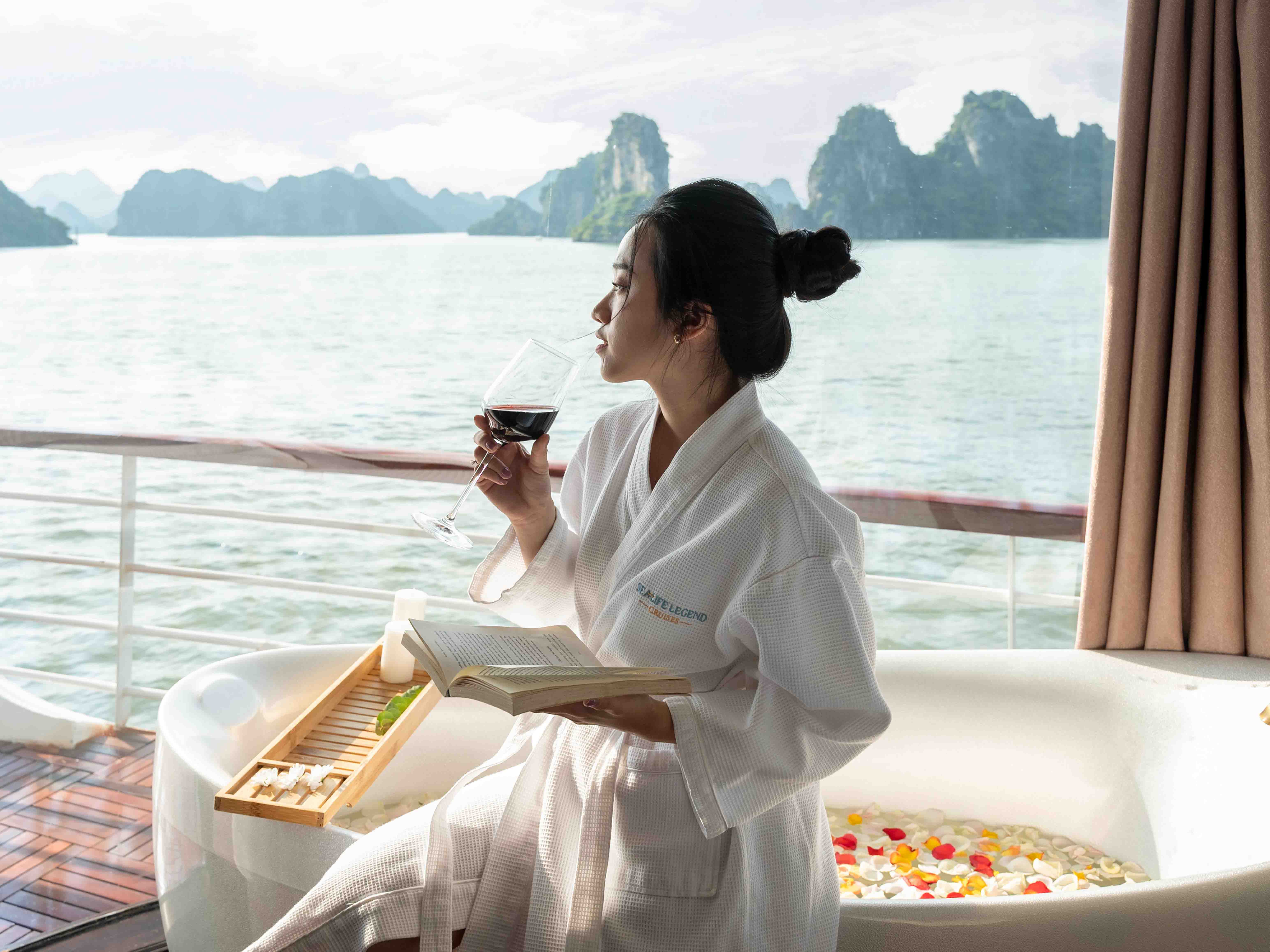 Ready to sail away to relaxation, Unwind with luxurious spa treatments aboard Halong Bay