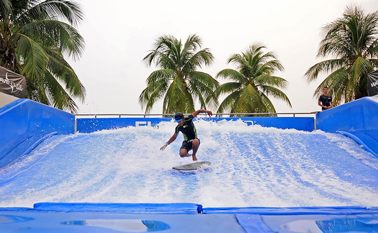 Feel the rush of flying across the waves in a unique surfing experience like no other - Ana Marina Flow House Nha Trang