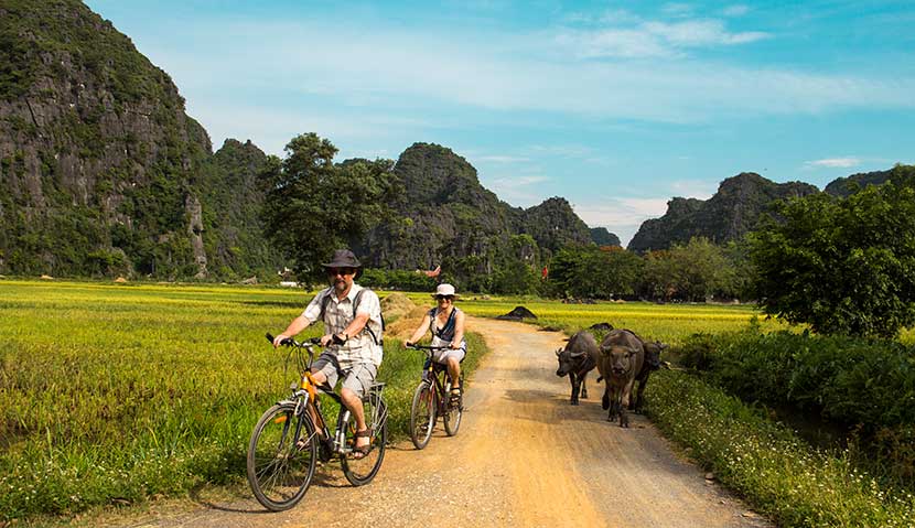 Get ready to explore the beautiful nature of Ninh Binh - family vacations in Vietnam