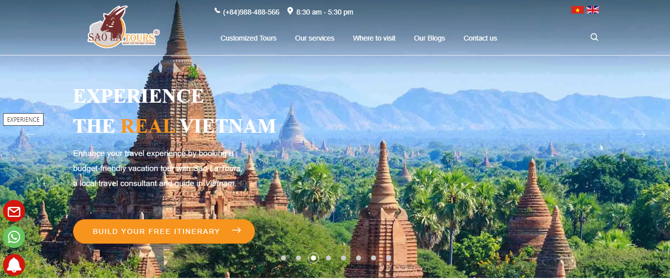 Contact to Sao La Vietnam Tours - Best Local Travel Agencies in Hanoi